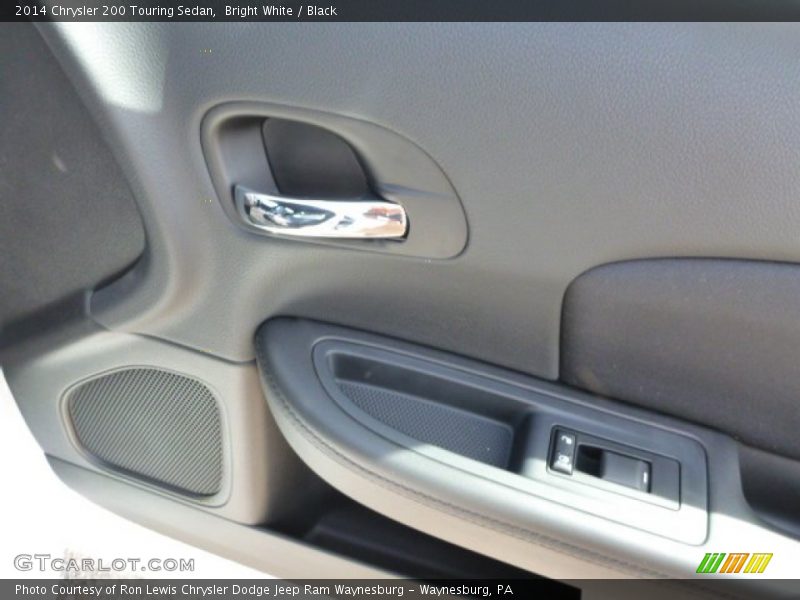 Bright White / Black 2014 Chrysler 200 Touring Sedan