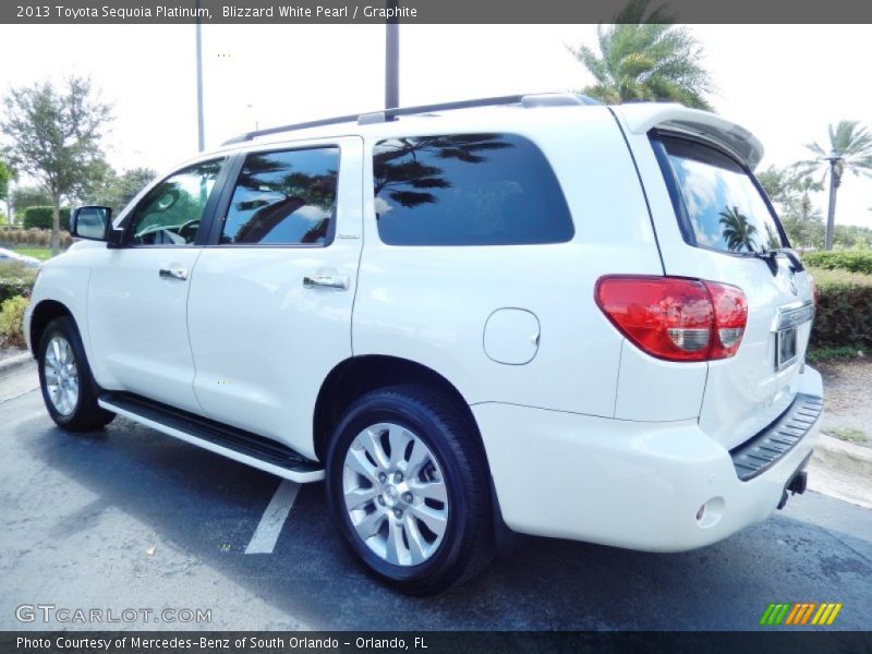 Blizzard White Pearl / Graphite 2013 Toyota Sequoia Platinum