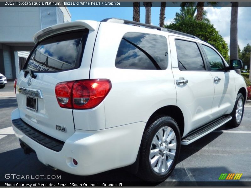 Blizzard White Pearl / Graphite 2013 Toyota Sequoia Platinum