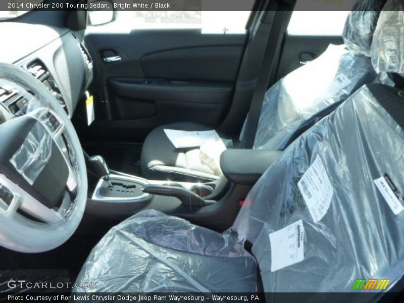 Bright White / Black 2014 Chrysler 200 Touring Sedan