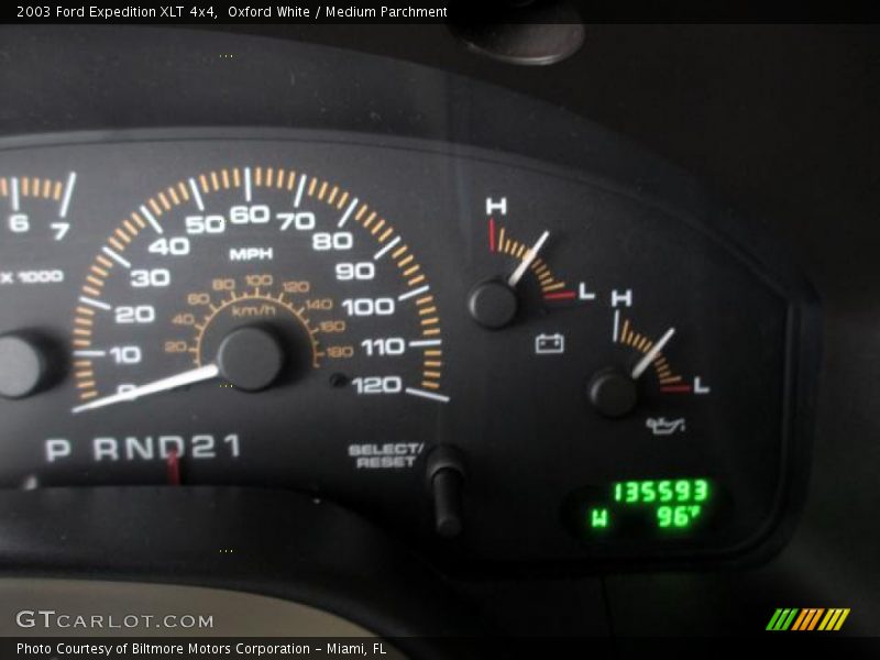 Oxford White / Medium Parchment 2003 Ford Expedition XLT 4x4