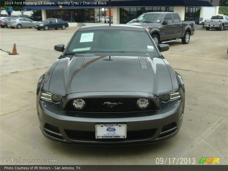 Sterling Gray / Charcoal Black 2014 Ford Mustang GT Coupe
