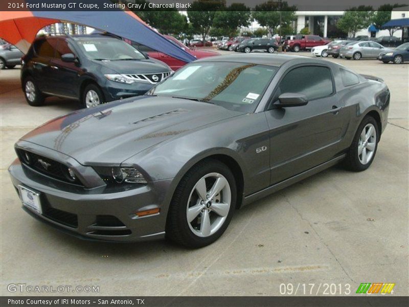 Sterling Gray / Charcoal Black 2014 Ford Mustang GT Coupe