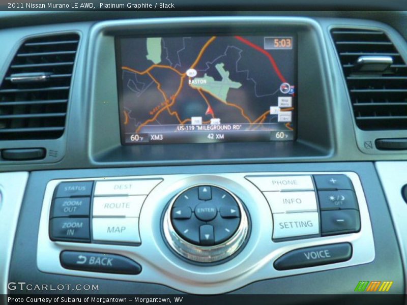 Platinum Graphite / Black 2011 Nissan Murano LE AWD