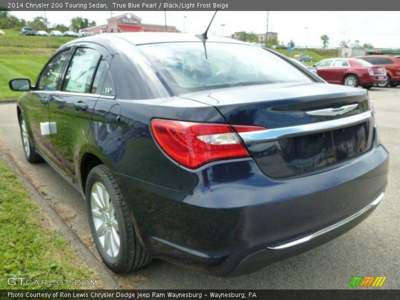 True Blue Pearl / Black/Light Frost Beige 2014 Chrysler 200 Touring Sedan