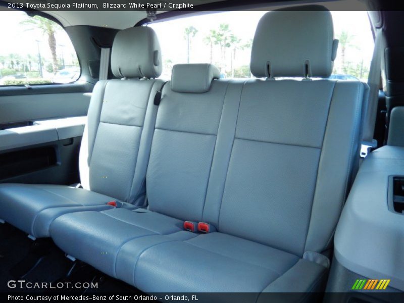 Blizzard White Pearl / Graphite 2013 Toyota Sequoia Platinum