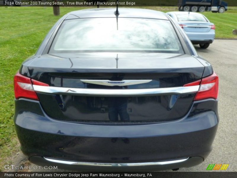 True Blue Pearl / Black/Light Frost Beige 2014 Chrysler 200 Touring Sedan