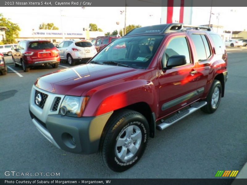 Cayenne Red / Gray 2013 Nissan Xterra S 4x4
