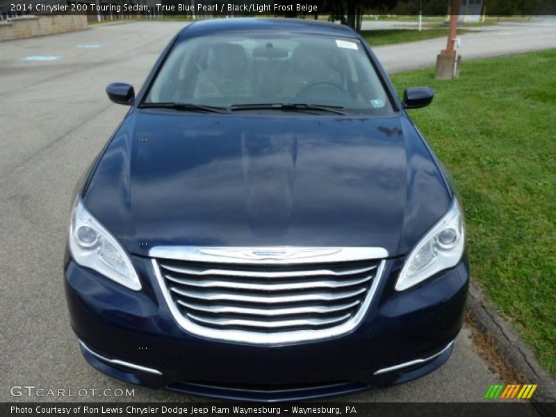 True Blue Pearl / Black/Light Frost Beige 2014 Chrysler 200 Touring Sedan