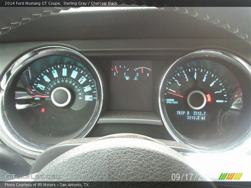 Sterling Gray / Charcoal Black 2014 Ford Mustang GT Coupe