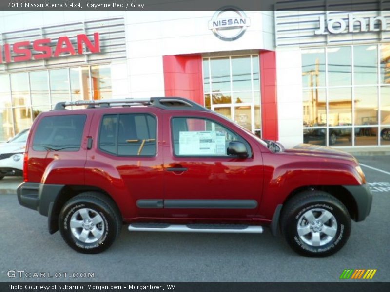 Cayenne Red / Gray 2013 Nissan Xterra S 4x4