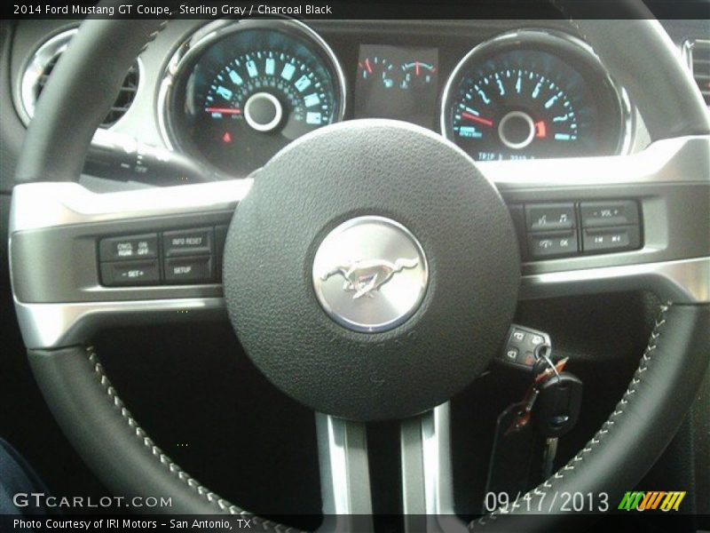 Sterling Gray / Charcoal Black 2014 Ford Mustang GT Coupe
