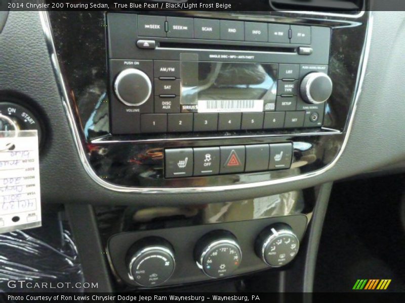 Controls of 2014 200 Touring Sedan