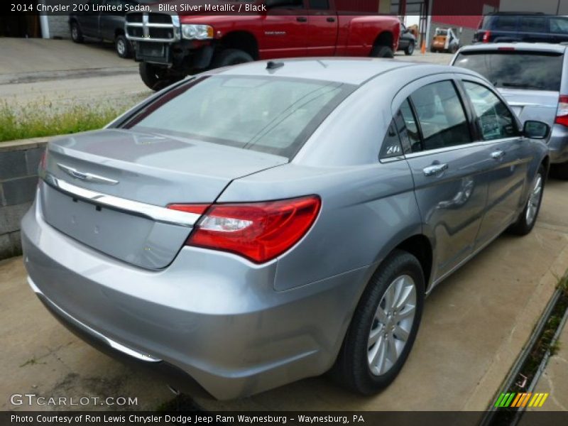 Billet Silver Metallic / Black 2014 Chrysler 200 Limited Sedan