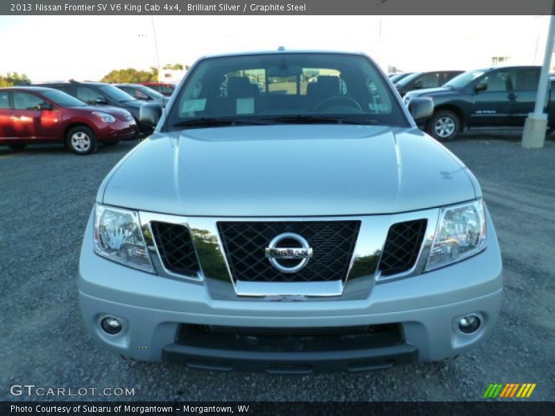 Brilliant Silver / Graphite Steel 2013 Nissan Frontier SV V6 King Cab 4x4