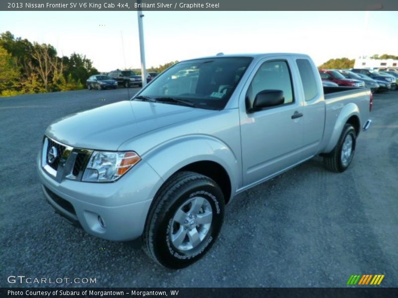 Brilliant Silver / Graphite Steel 2013 Nissan Frontier SV V6 King Cab 4x4