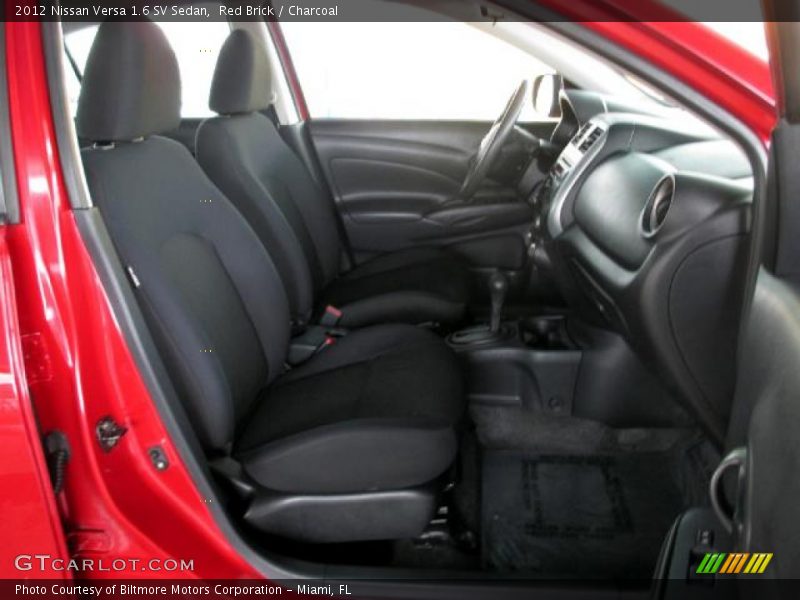 Red Brick / Charcoal 2012 Nissan Versa 1.6 SV Sedan
