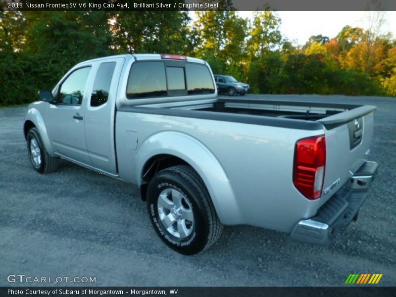 Brilliant Silver / Graphite Steel 2013 Nissan Frontier SV V6 King Cab 4x4