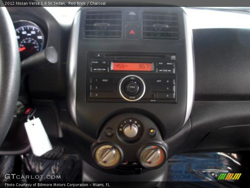 Red Brick / Charcoal 2012 Nissan Versa 1.6 SV Sedan