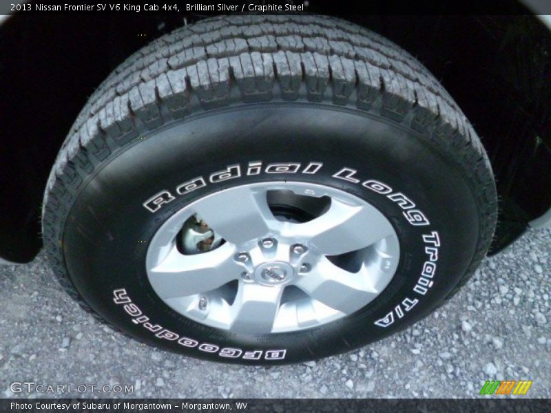 Brilliant Silver / Graphite Steel 2013 Nissan Frontier SV V6 King Cab 4x4