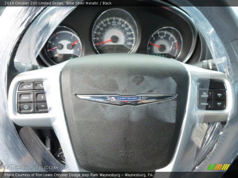 Billet Silver Metallic / Black 2014 Chrysler 200 Limited Sedan