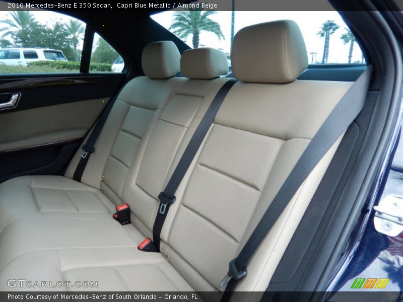 Capri Blue Metallic / Almond Beige 2010 Mercedes-Benz E 350 Sedan