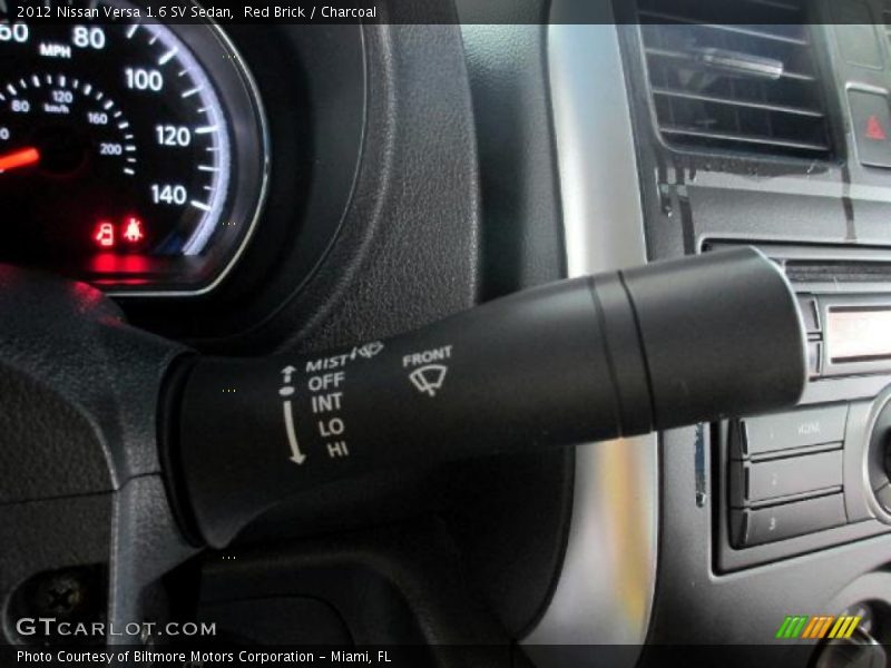 Red Brick / Charcoal 2012 Nissan Versa 1.6 SV Sedan