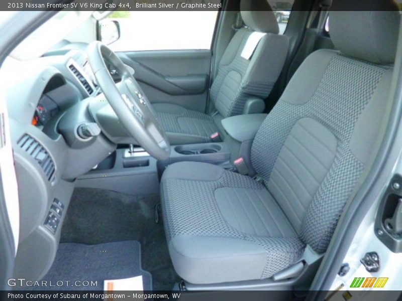 Brilliant Silver / Graphite Steel 2013 Nissan Frontier SV V6 King Cab 4x4