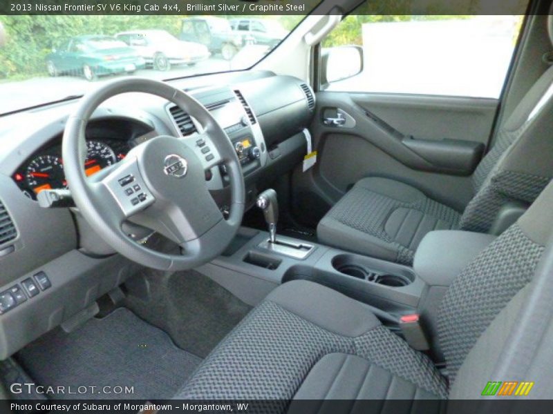 Brilliant Silver / Graphite Steel 2013 Nissan Frontier SV V6 King Cab 4x4