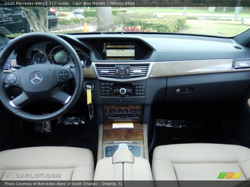 Capri Blue Metallic / Almond Beige 2010 Mercedes-Benz E 350 Sedan