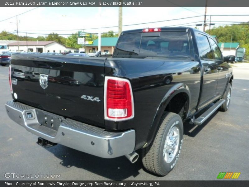 Black / Black/Cattle Tan 2013 Ram 2500 Laramie Longhorn Crew Cab 4x4