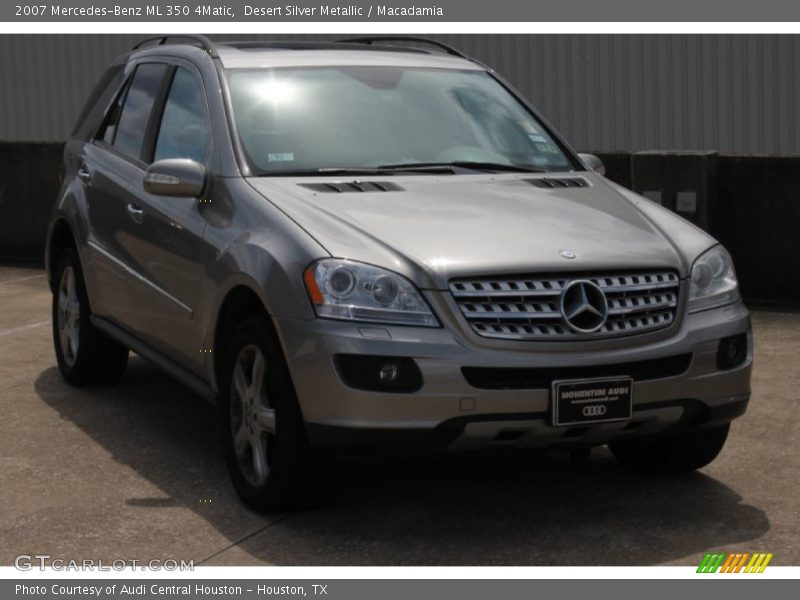 Desert Silver Metallic / Macadamia 2007 Mercedes-Benz ML 350 4Matic