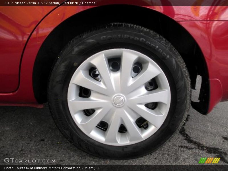 Red Brick / Charcoal 2012 Nissan Versa 1.6 SV Sedan