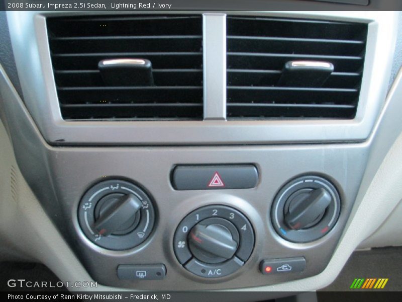 Lightning Red / Ivory 2008 Subaru Impreza 2.5i Sedan