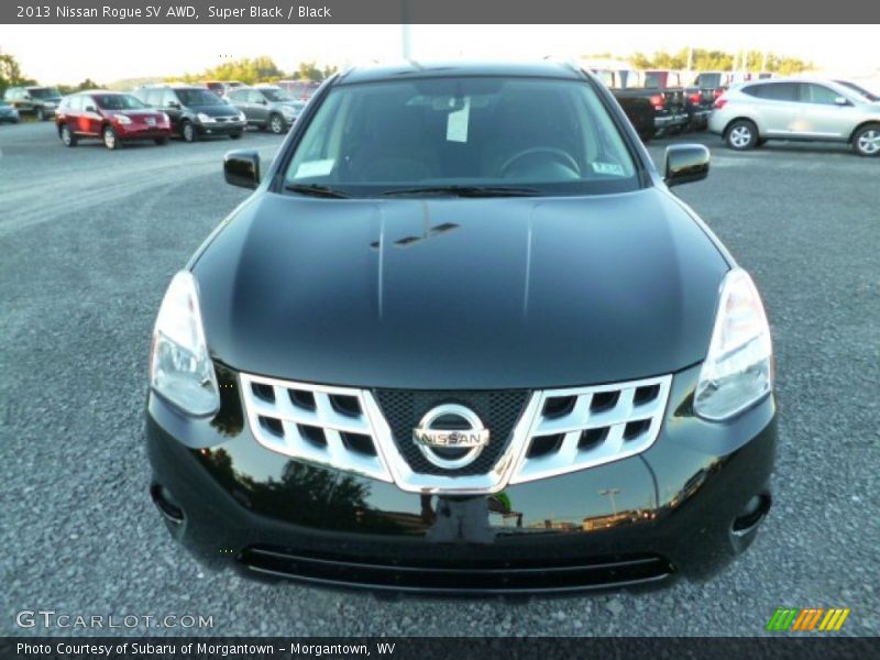 Super Black / Black 2013 Nissan Rogue SV AWD