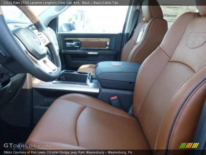 Black / Black/Cattle Tan 2013 Ram 2500 Laramie Longhorn Crew Cab 4x4