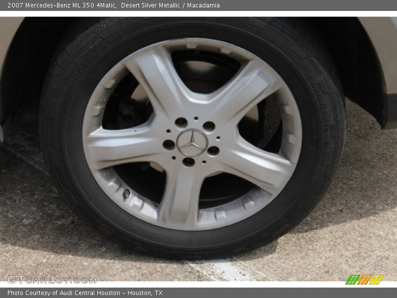 Desert Silver Metallic / Macadamia 2007 Mercedes-Benz ML 350 4Matic