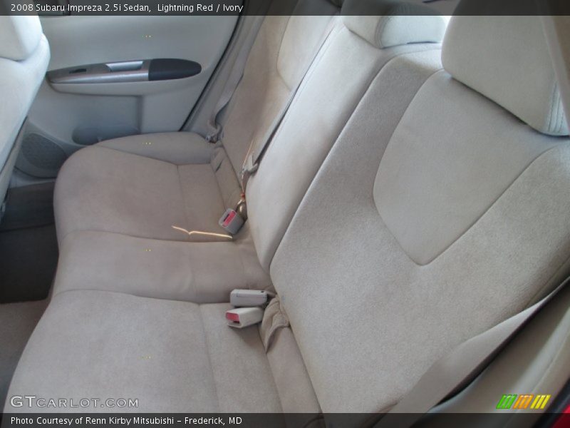 Lightning Red / Ivory 2008 Subaru Impreza 2.5i Sedan