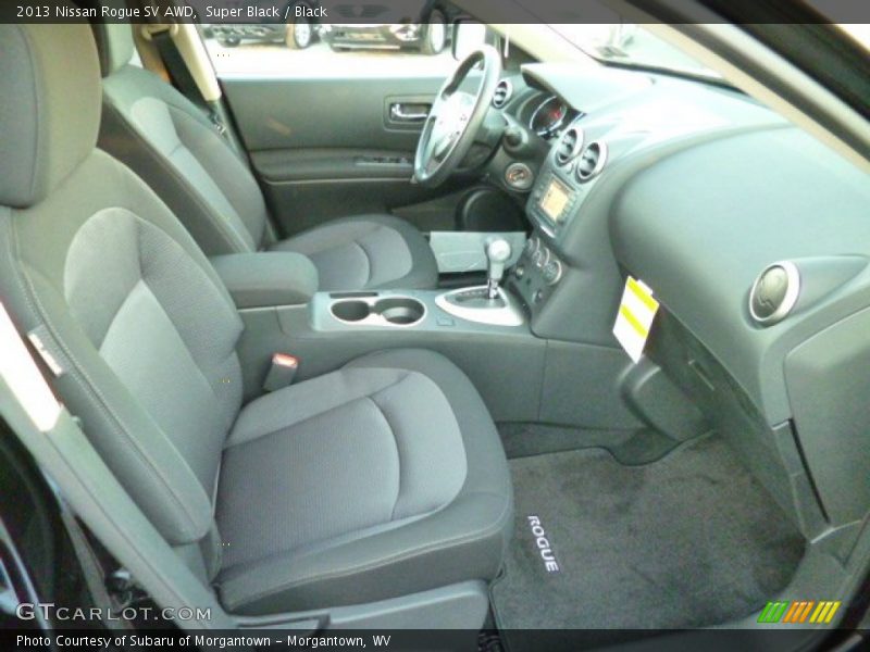 Super Black / Black 2013 Nissan Rogue SV AWD