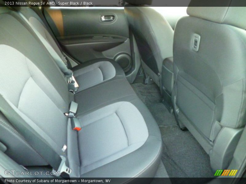 Super Black / Black 2013 Nissan Rogue SV AWD