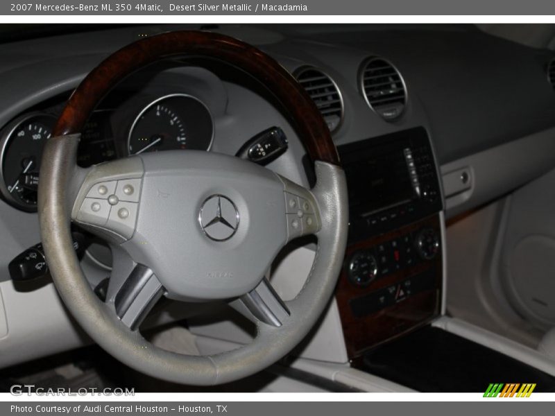Desert Silver Metallic / Macadamia 2007 Mercedes-Benz ML 350 4Matic