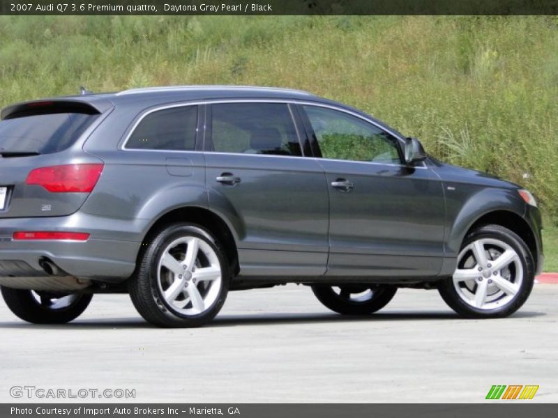 Daytona Gray Pearl / Black 2007 Audi Q7 3.6 Premium quattro