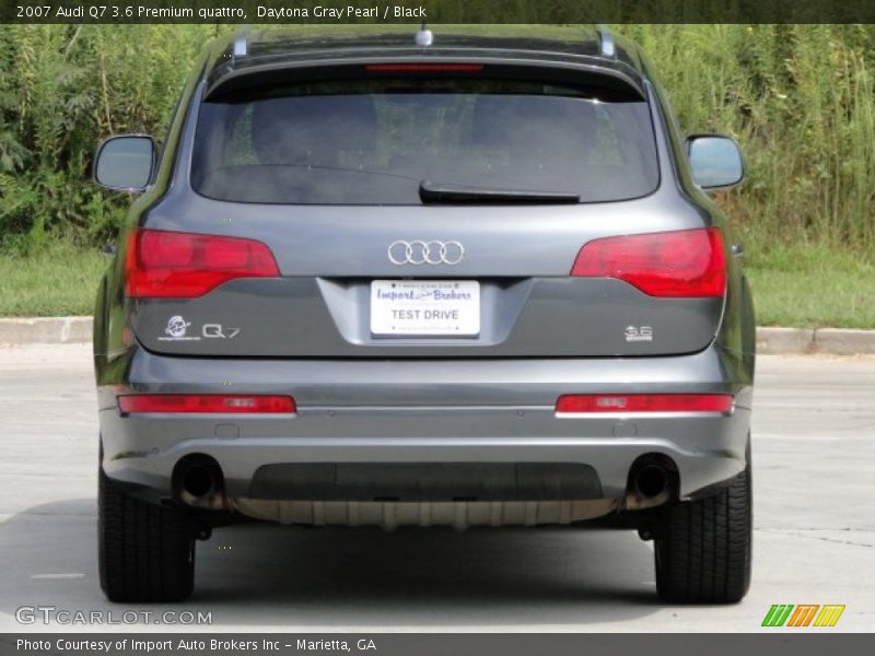 Daytona Gray Pearl / Black 2007 Audi Q7 3.6 Premium quattro