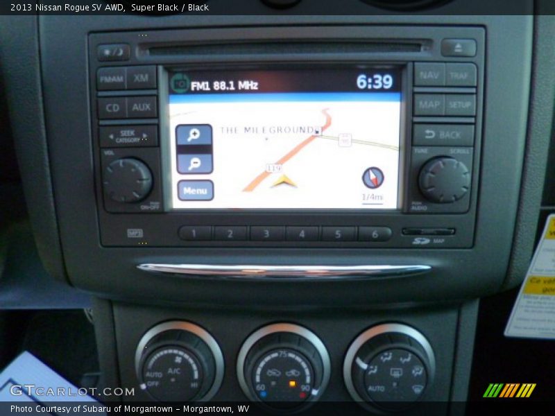 Super Black / Black 2013 Nissan Rogue SV AWD