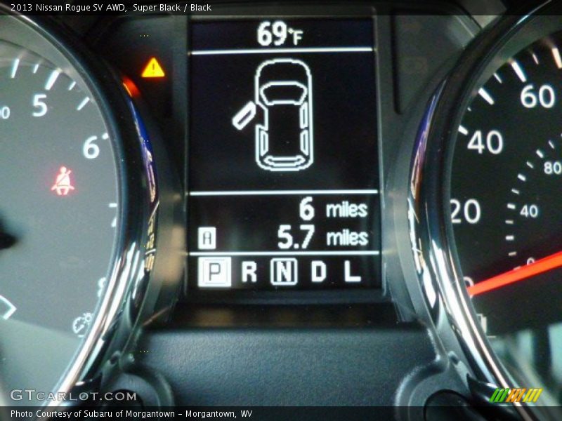 Super Black / Black 2013 Nissan Rogue SV AWD