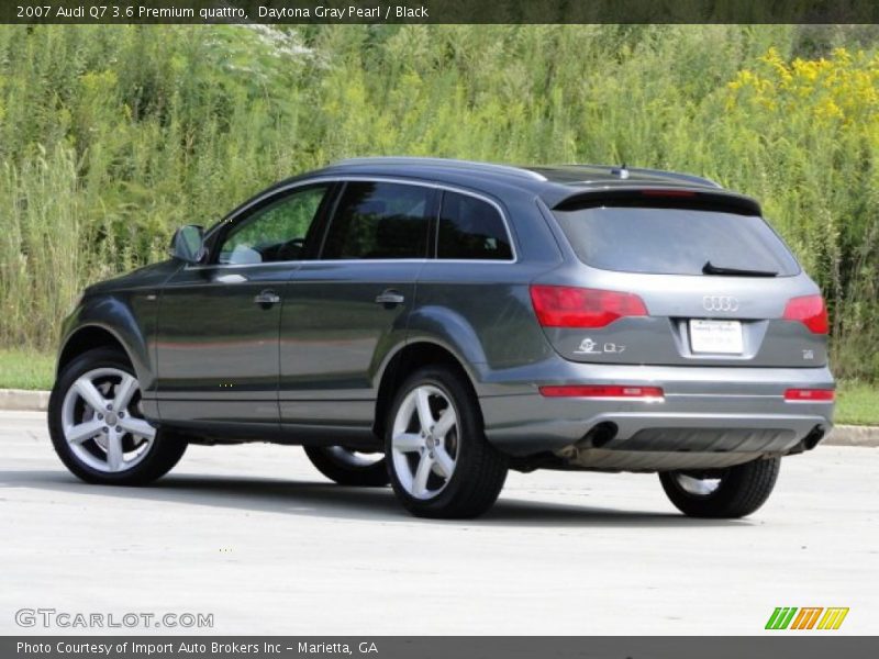 Daytona Gray Pearl / Black 2007 Audi Q7 3.6 Premium quattro