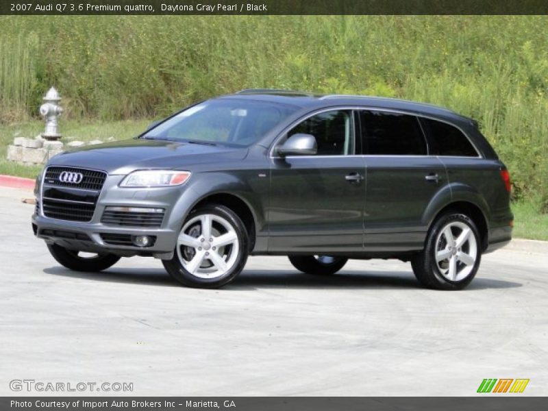 Daytona Gray Pearl / Black 2007 Audi Q7 3.6 Premium quattro