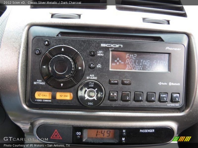 Classic Silver Metallic / Dark Charcoal 2012 Scion xD