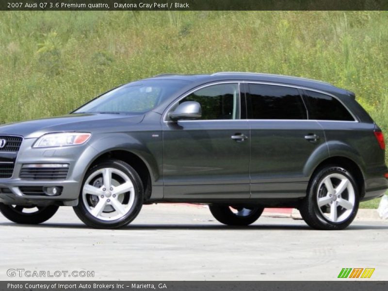 Daytona Gray Pearl / Black 2007 Audi Q7 3.6 Premium quattro