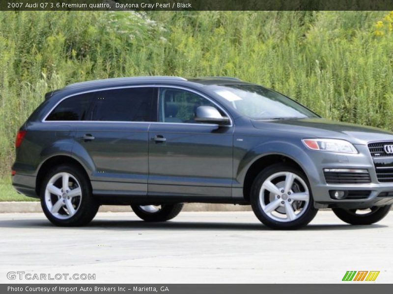 Daytona Gray Pearl / Black 2007 Audi Q7 3.6 Premium quattro